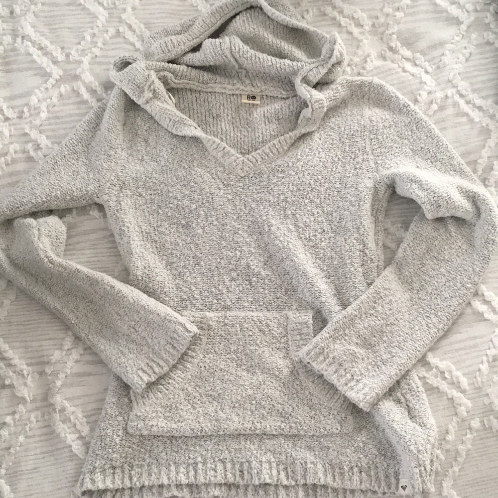 Roxy knit hooded sweater